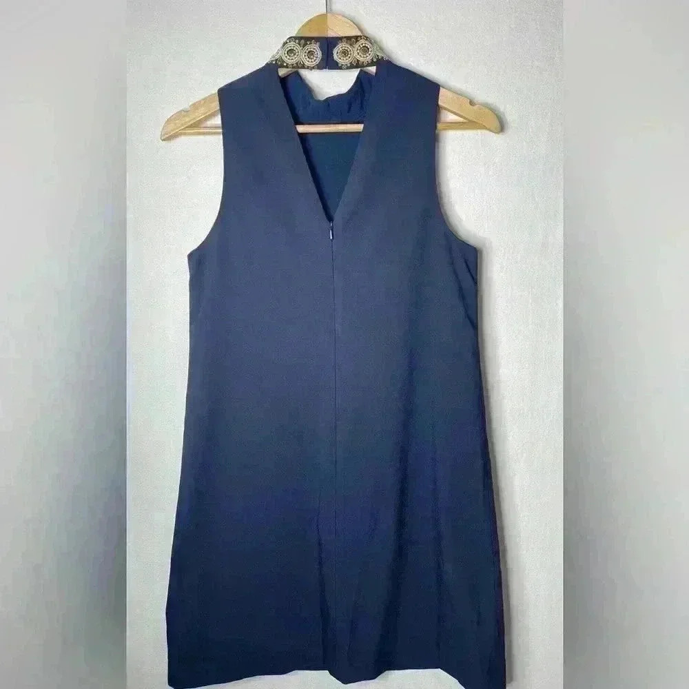 Lilly Pulitzer Brandi Stretch Shift Dress True Navy Size 0 NWOT - Picture 3 of 9